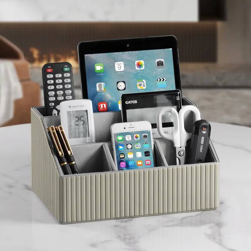 Enhabit Columns Desk Organiser - Light Grey