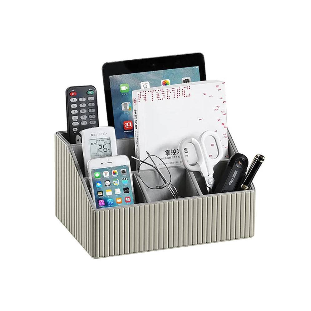 Enhabit Columns Desk Organiser - Light Grey