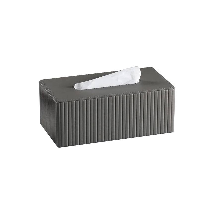 Enhabit Columns Tissue Box Holder - Dark Grey
