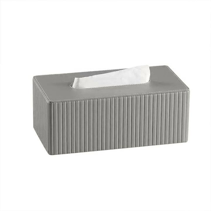 Enhabit Columns Tissue Box Holder - Light Grey