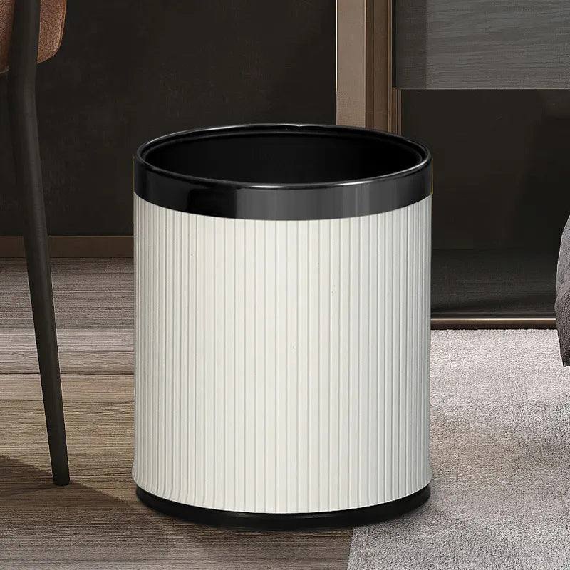 Enhabit Columns Waste Bin - White & Black