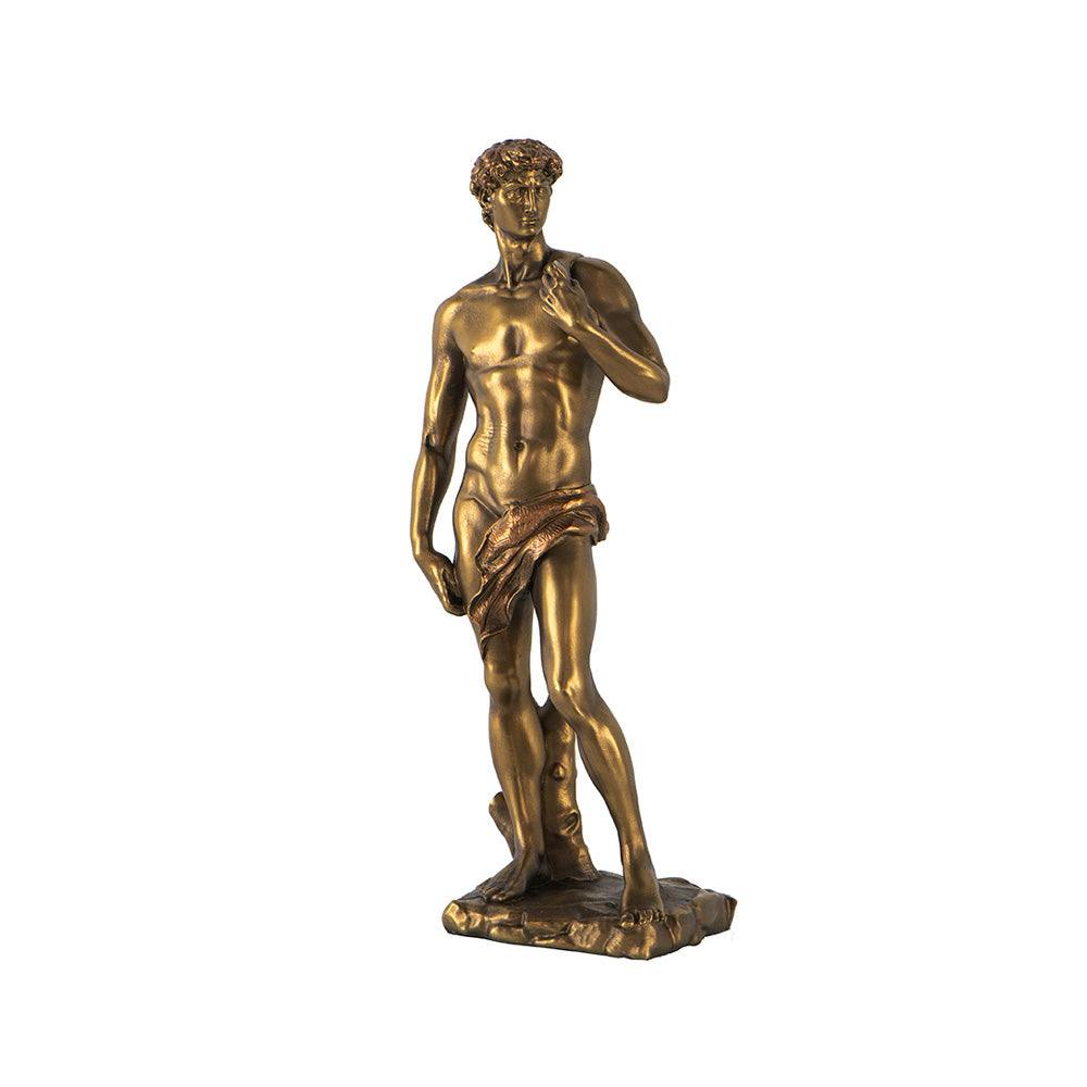 Enhabit David Decorative Sculpture - Vintage Gold