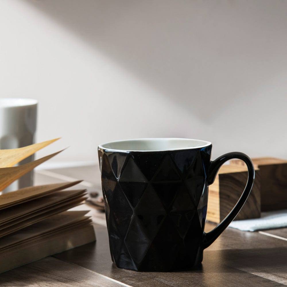 Enhabit Diamonds Coffee Mug - Black