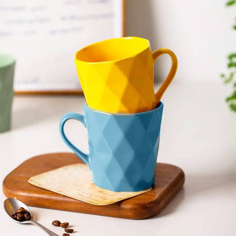 Enhabit Diamonds Coffee Mug - Blue