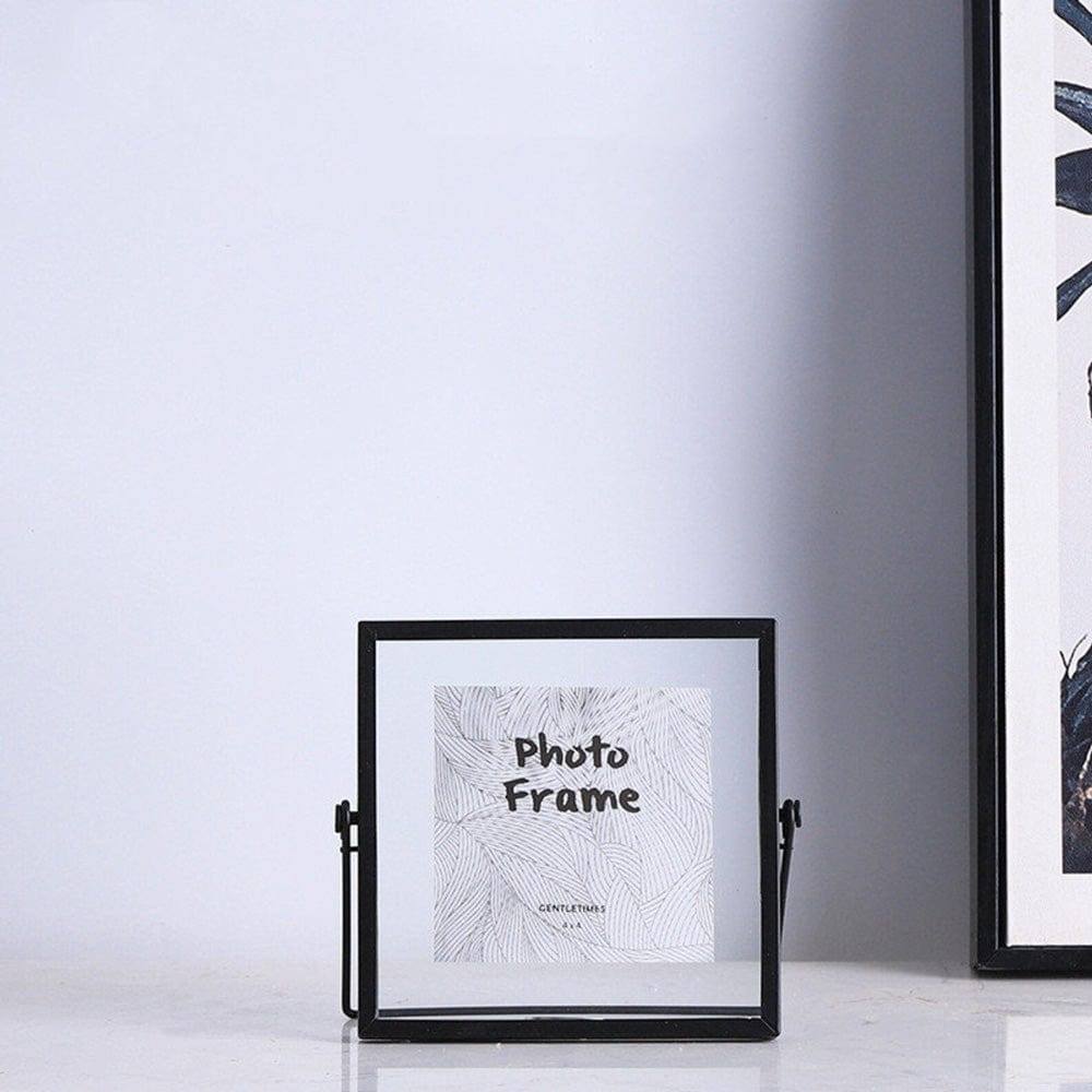 Enhabit Edge Photo Frame Square - Black