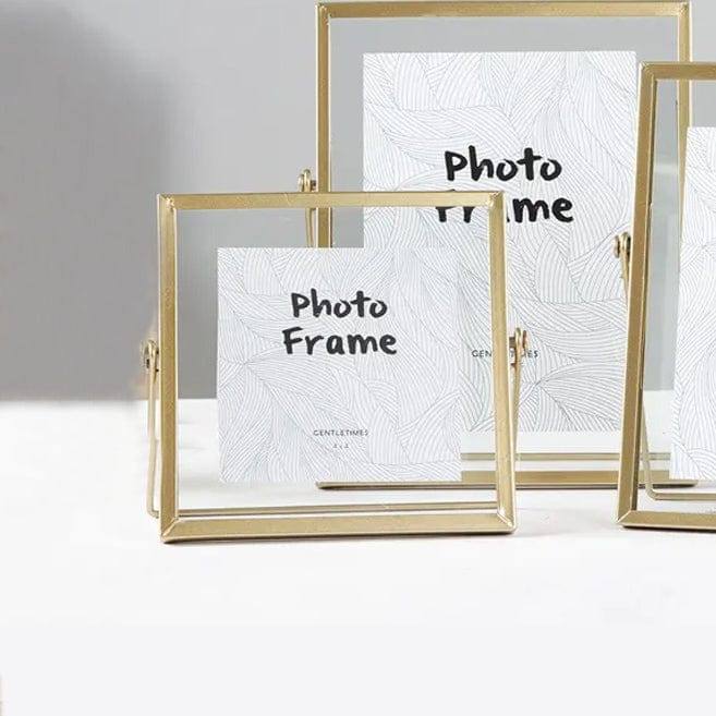 Enhabit Edge Photo Frame Square - Gold