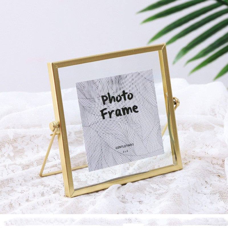 Enhabit Edge Photo Frame Square - Gold