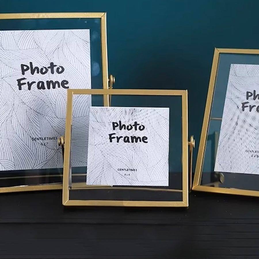 Enhabit Edge Photo Frame Square - Gold