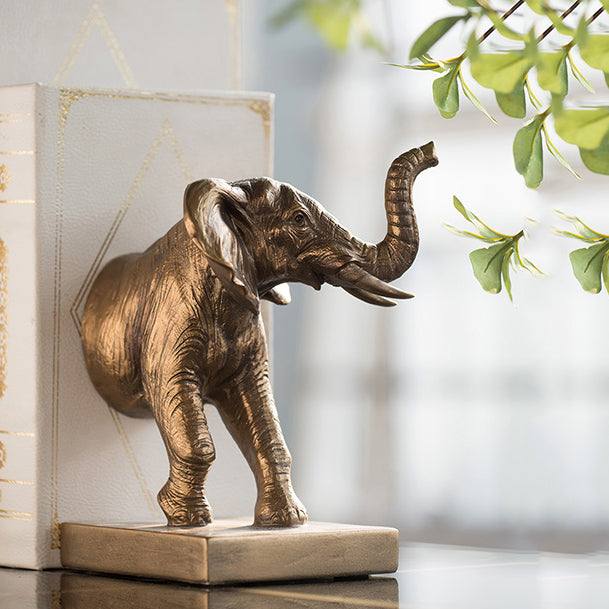 Bronze color elephant bookends very heavy outlet elegant modern