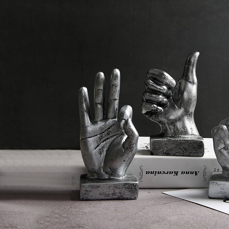 Enhabit Hand Gesture Sculpture Small - All Okay