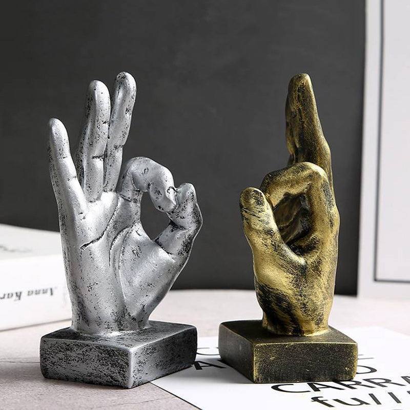 Enhabit Hand Gesture Sculpture Small - All Okay