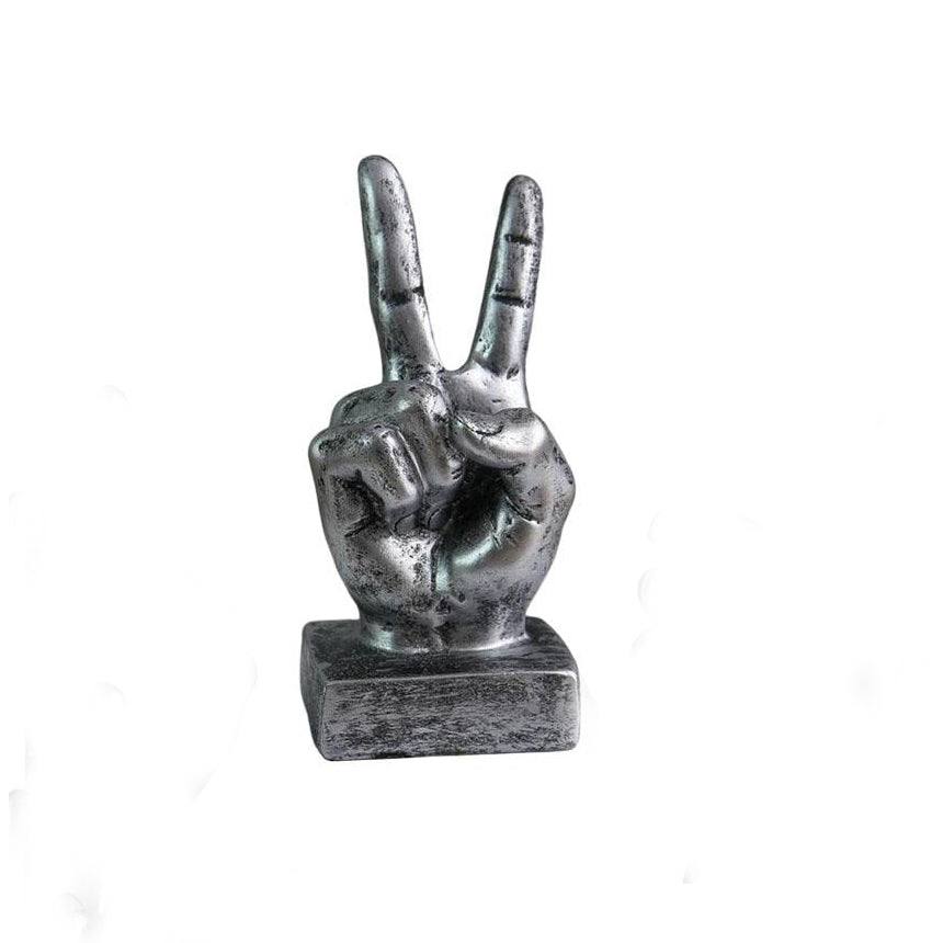 Enhabit Hand Gesture Sculpture Small - Peace