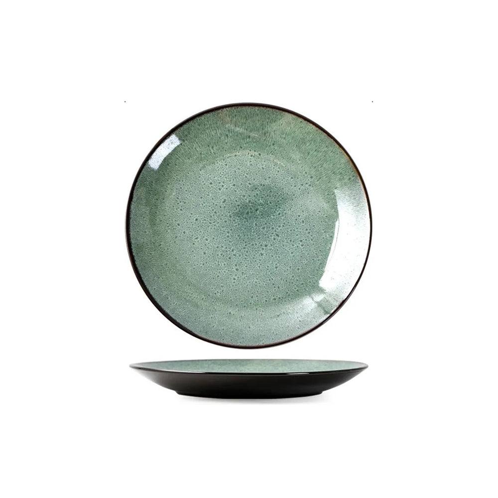 Enhabit Juniper Dinner Plate - Basil Green