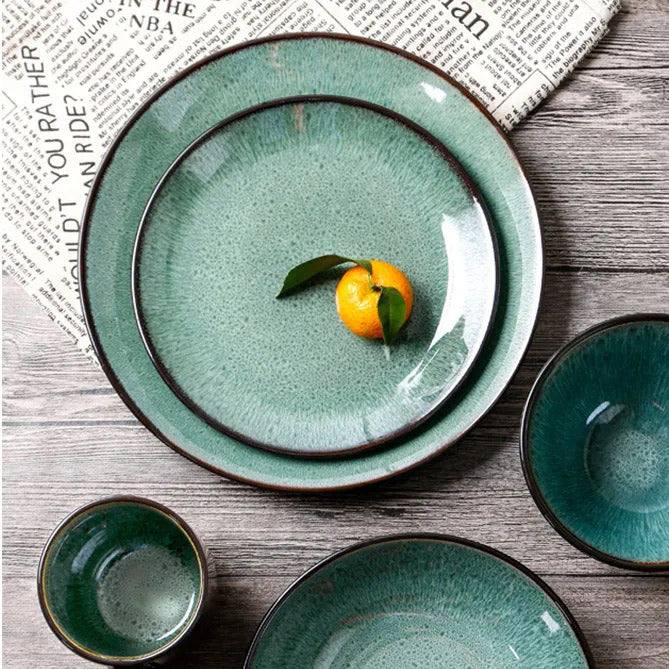 Enhabit Juniper Dinner Plate - Basil Green