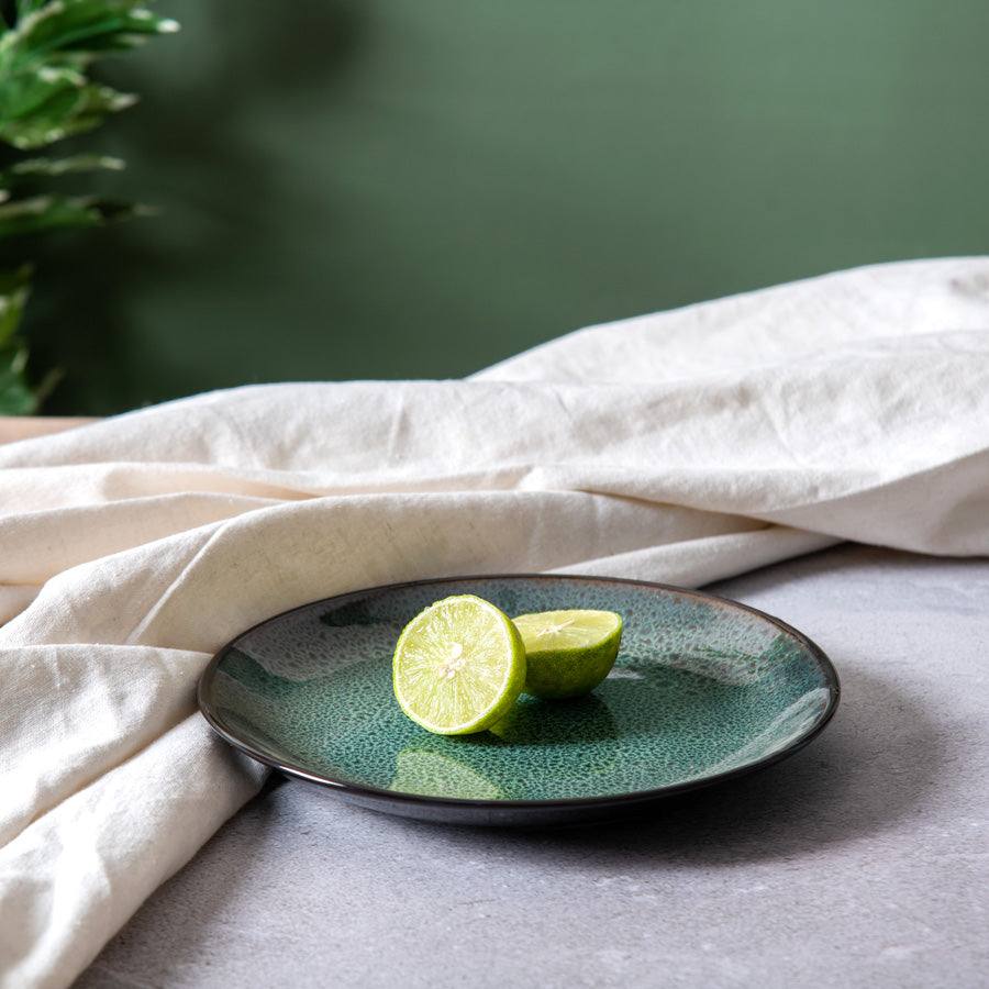 Enhabit Juniper Quarter Plate - Basil Green