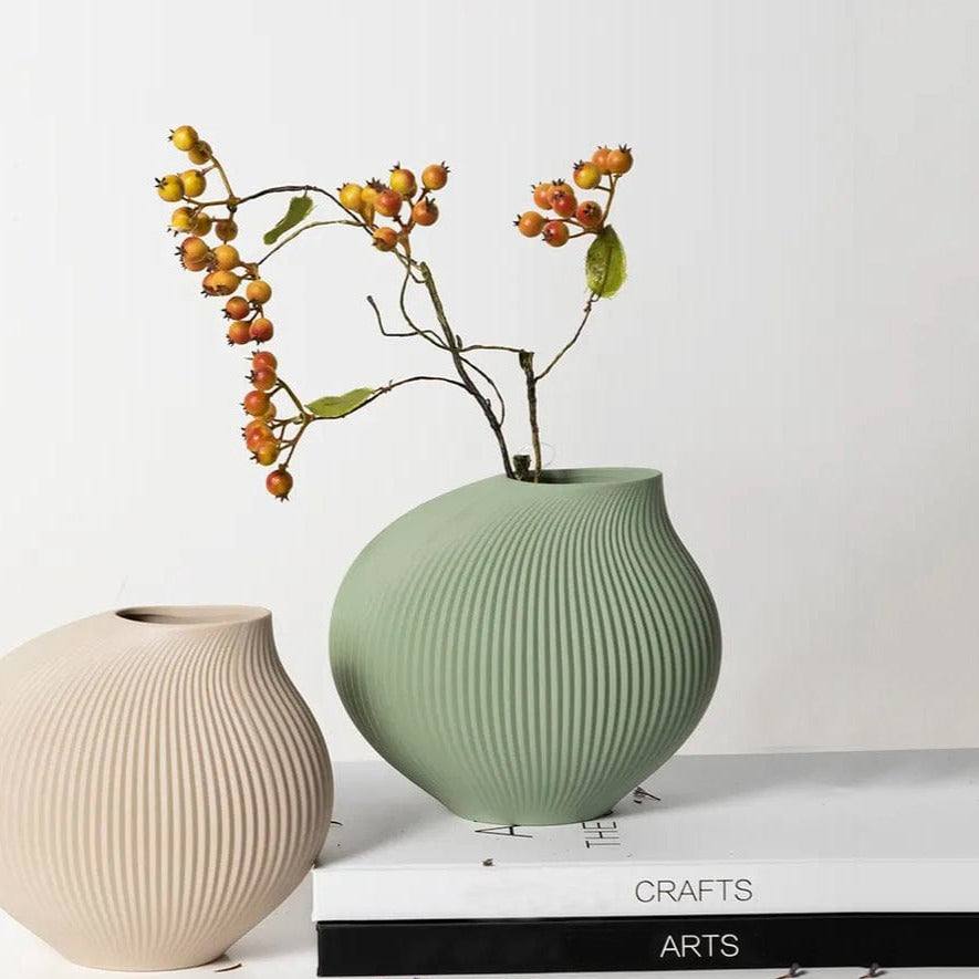 Enhabit Luna Shell Vase Small - Green