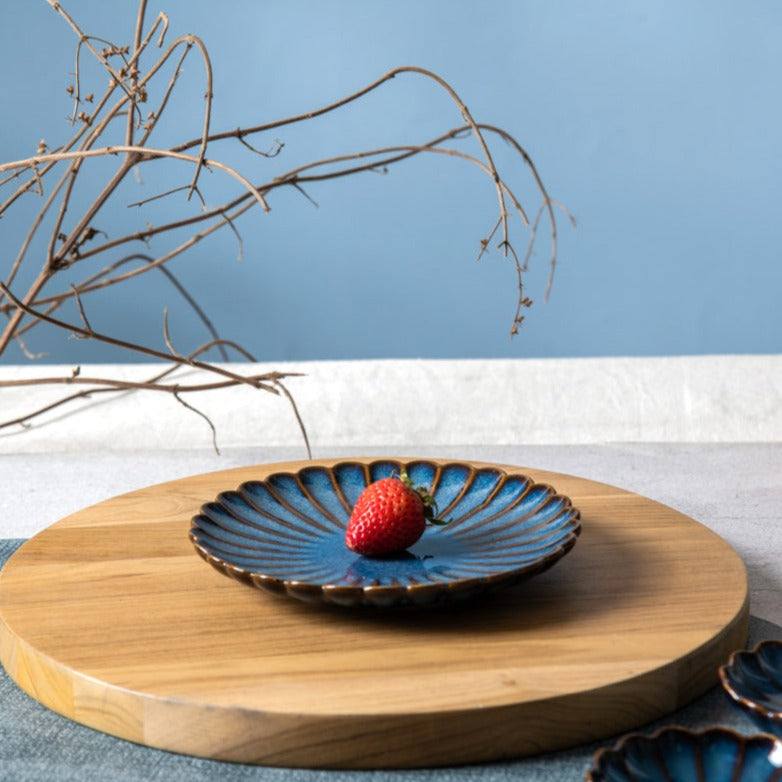 Enhabit Mara Dessert Plate - Deep Blue