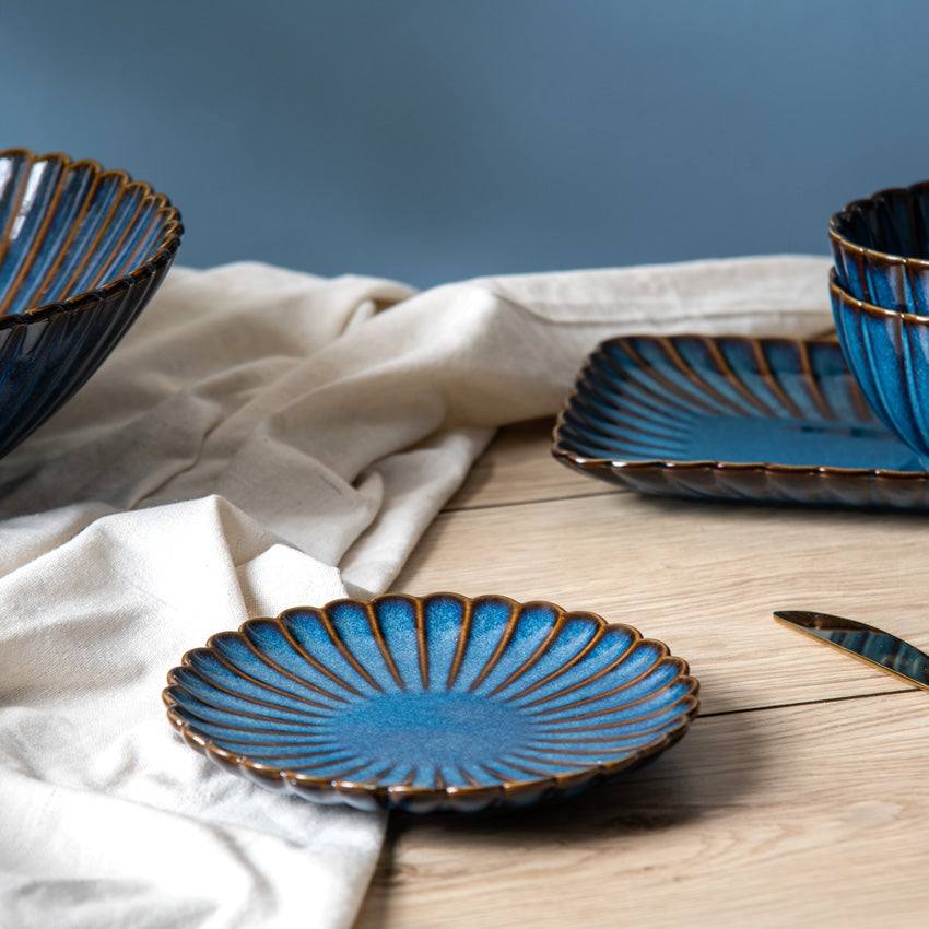 Enhabit Mara Dessert Plate - Deep Blue