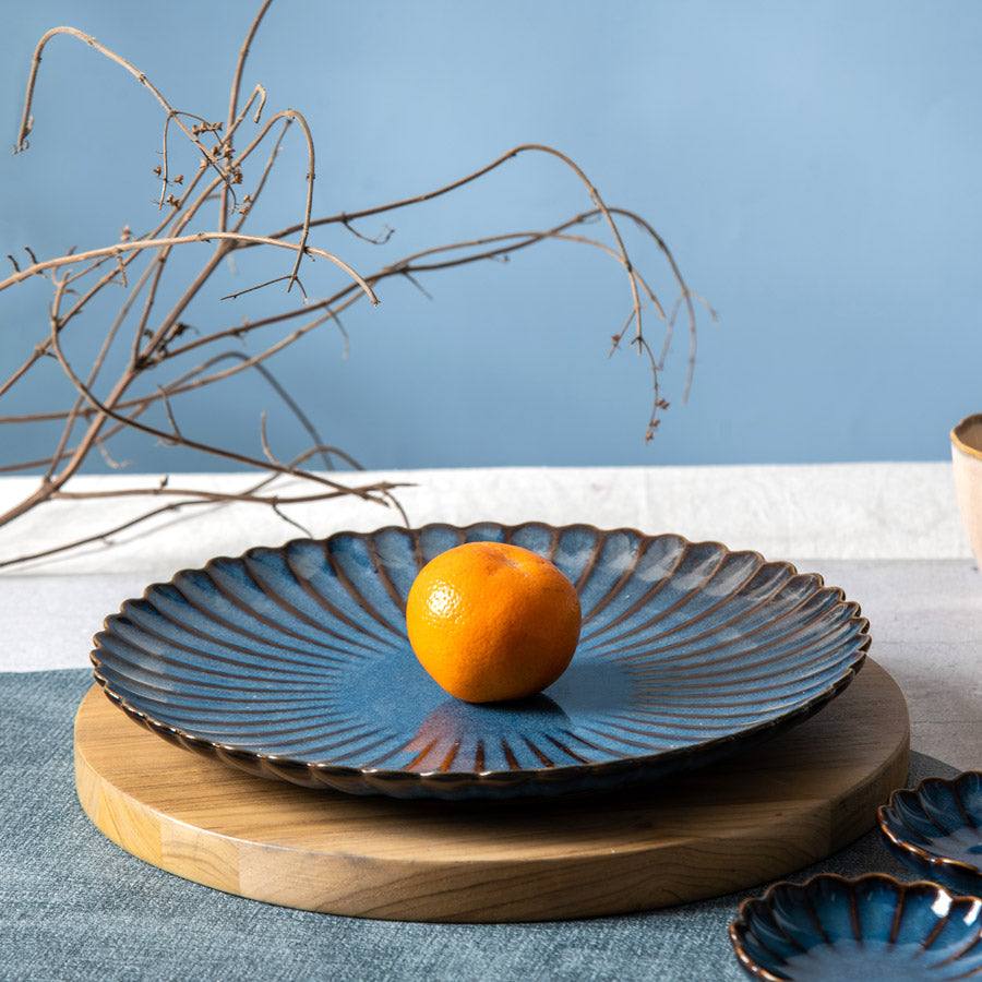 Enhabit Mara Dinner Plate - Deep Blue