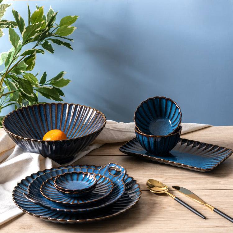 Enhabit Mara Dinner Plate - Deep Blue