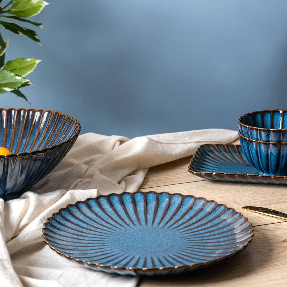 Enhabit Mara Dinner Plate - Deep Blue