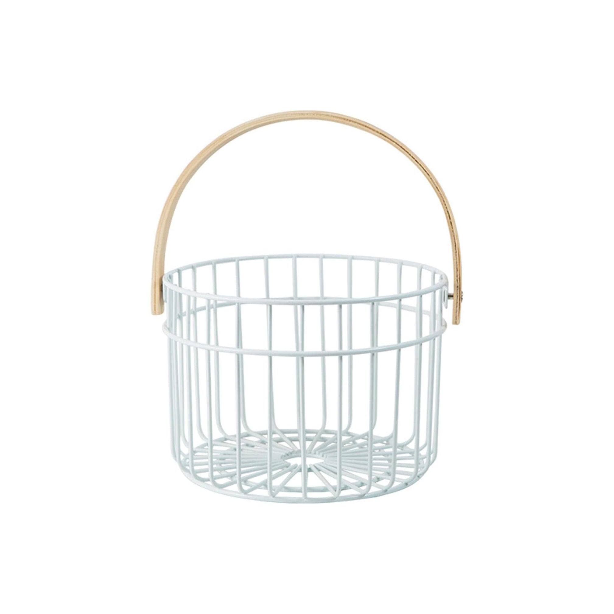 Enhabit Metal Utility Basket Medium - White