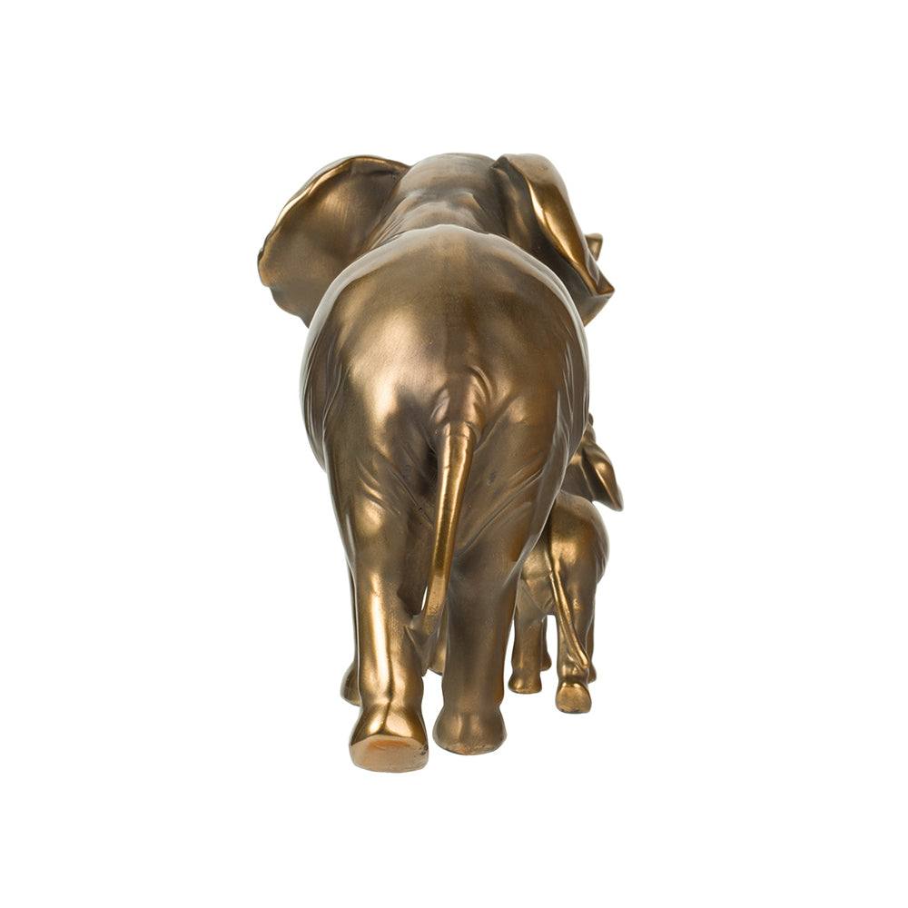 Enhabit Mother & Baby Elephant Decorative Sculpture