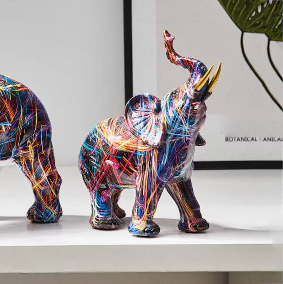 Enhabit Neo Elephant Decorative Sculpture Small