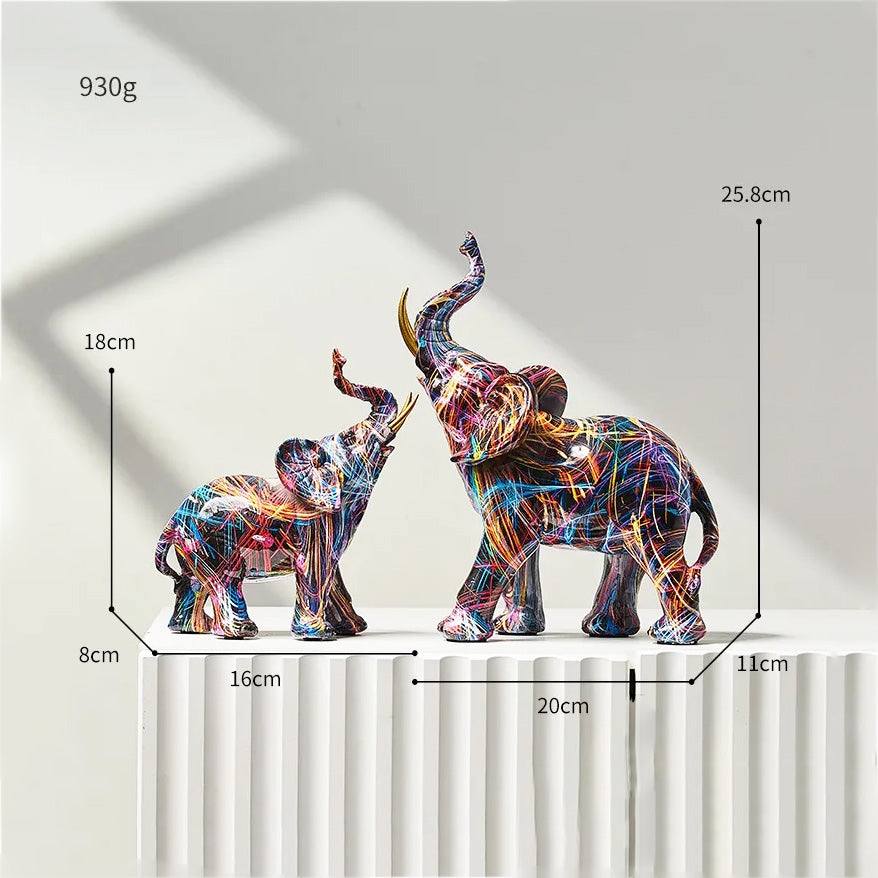 Enhabit Neo Elephant Decorative Sculpture Small