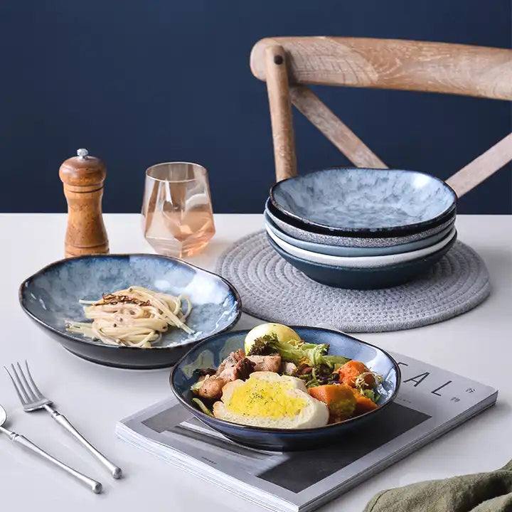 Enhabit Oasis Medium Plate - Cool Grey