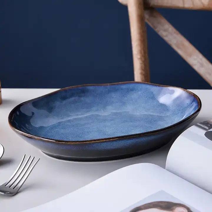 Enhabit Oasis Medium Plate - Royal Blue