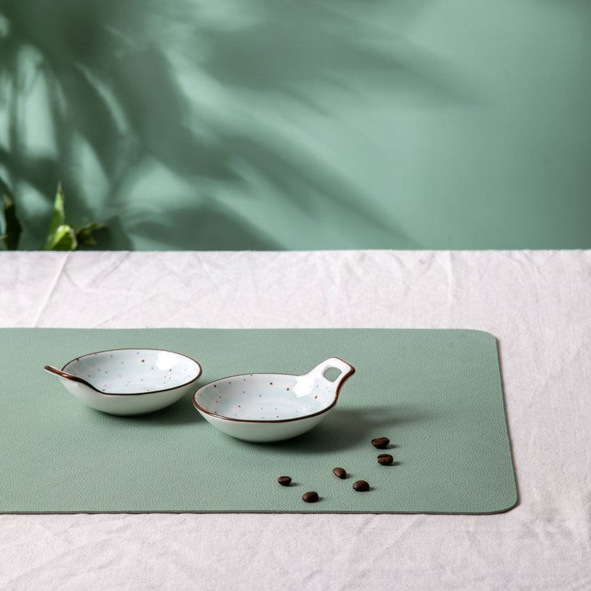 Enhabit Orion Dip Bowls, Set of 2 - Sea Green