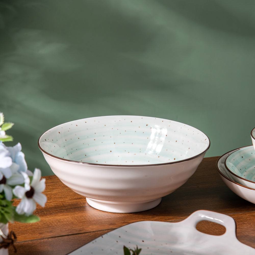 Enhabit Orion Large Serving Bowl - Sea Green