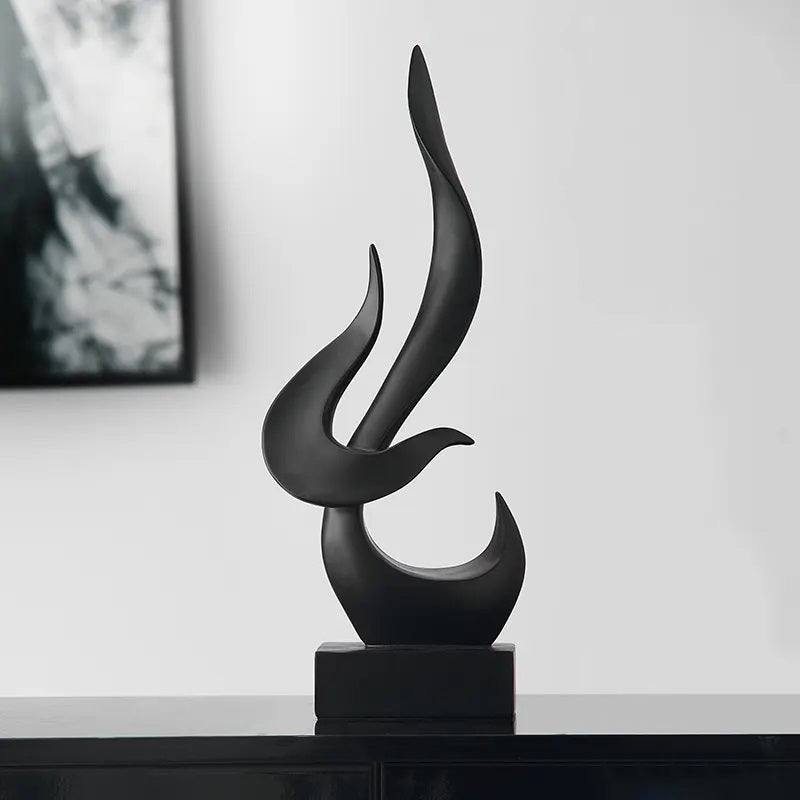 Enhabit Pinnacle Decorative Sculpture - Black