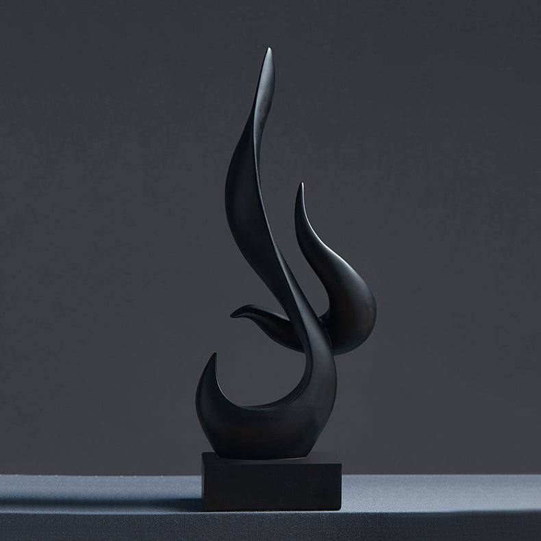 Enhabit Pinnacle Decorative Sculpture - Black