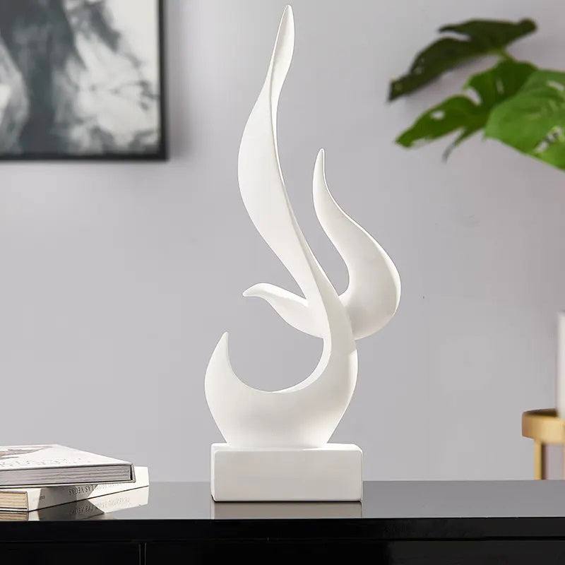 Enhabit Pinnacle Decorative Sculpture - White