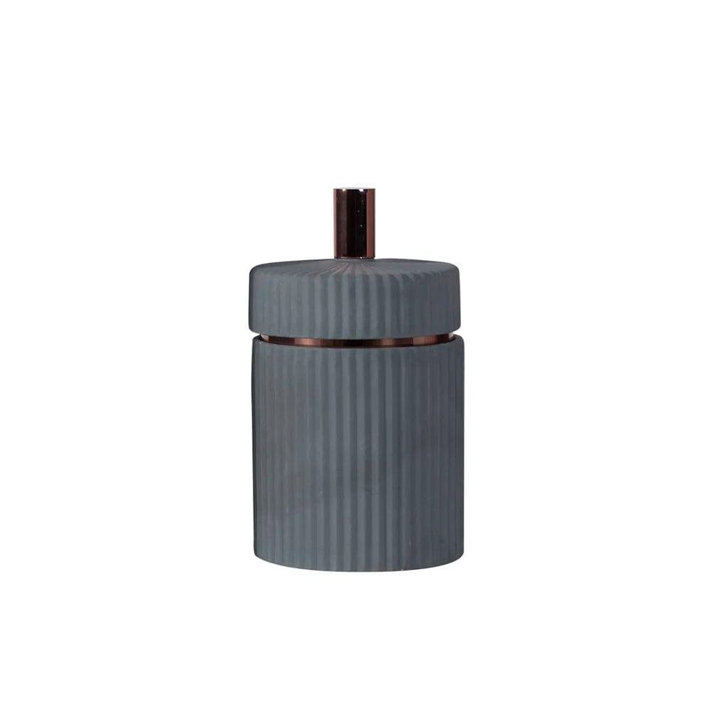 Enhabit Ridge Decorative Jar - Grey