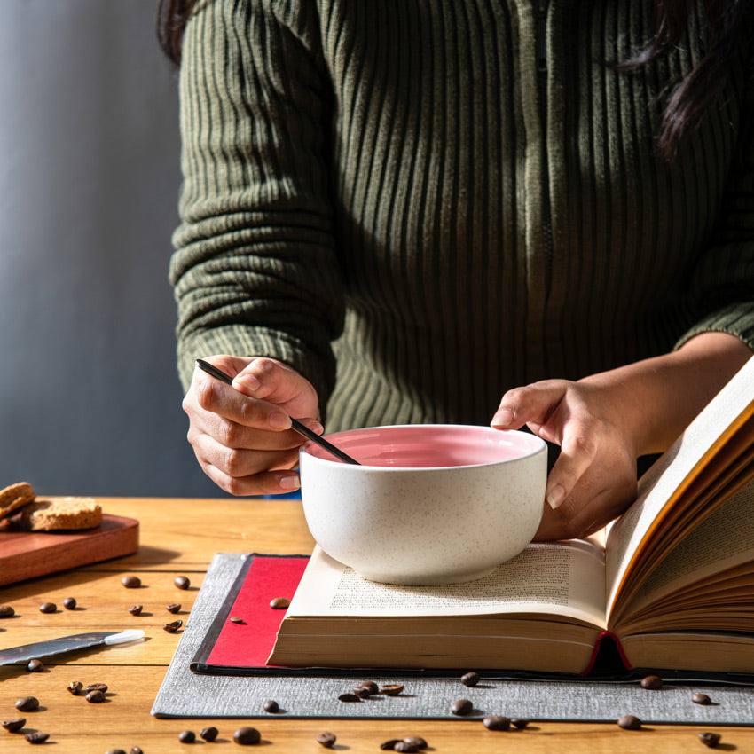 Enhabit Ripple Medium Bowl - Pink