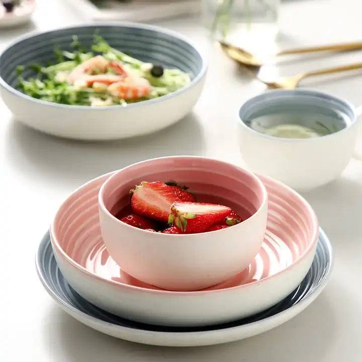 Enhabit Ripple Medium Bowl - Pink