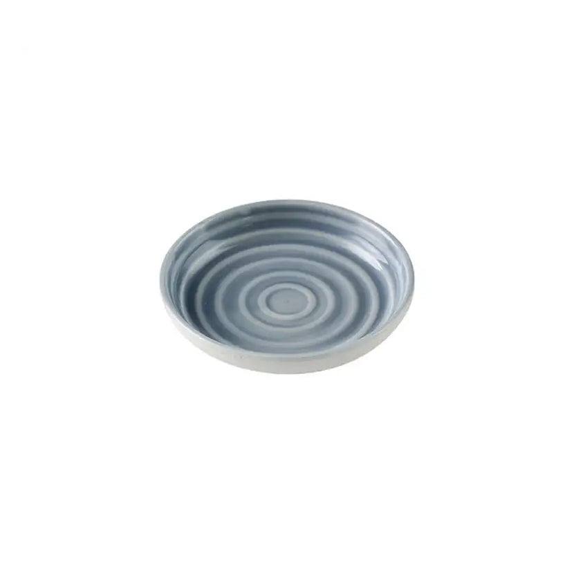 Enhabit Ripple Small Dip Plates, Set of 2 - Blue