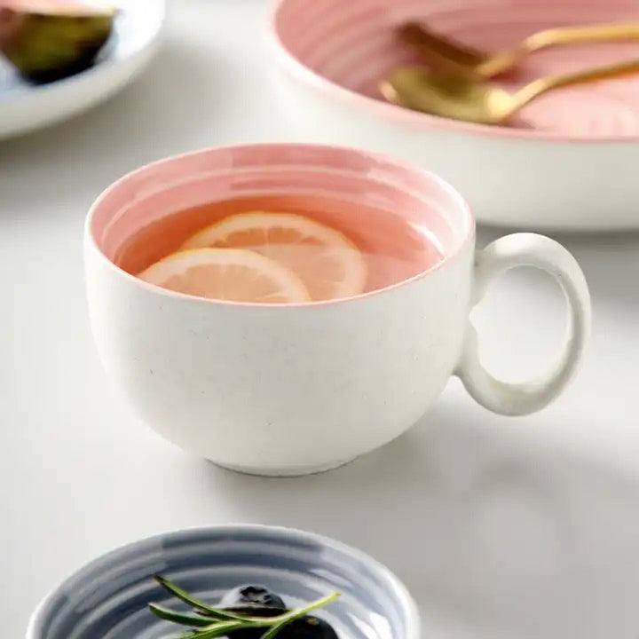 Enhabit Ripple Tea Cup - Pink