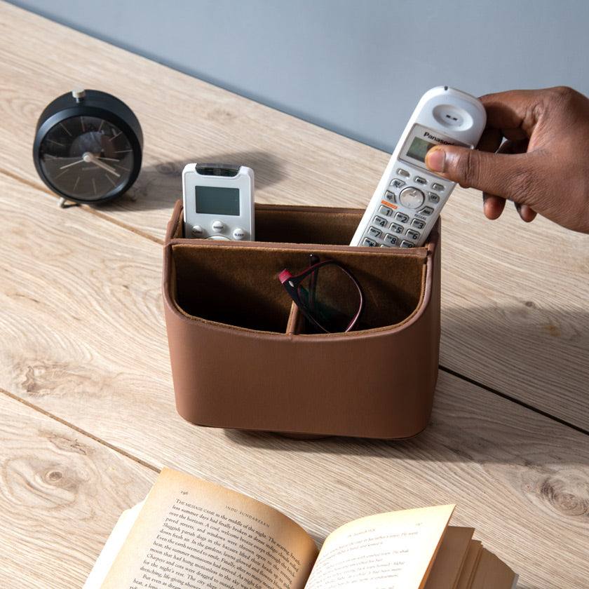 Enhabit Rotating Remote Holder - Brown