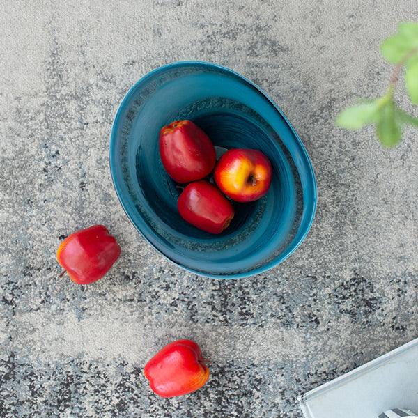 Enhabit Sandstorm Decorative Bowl Large - Blue Grey