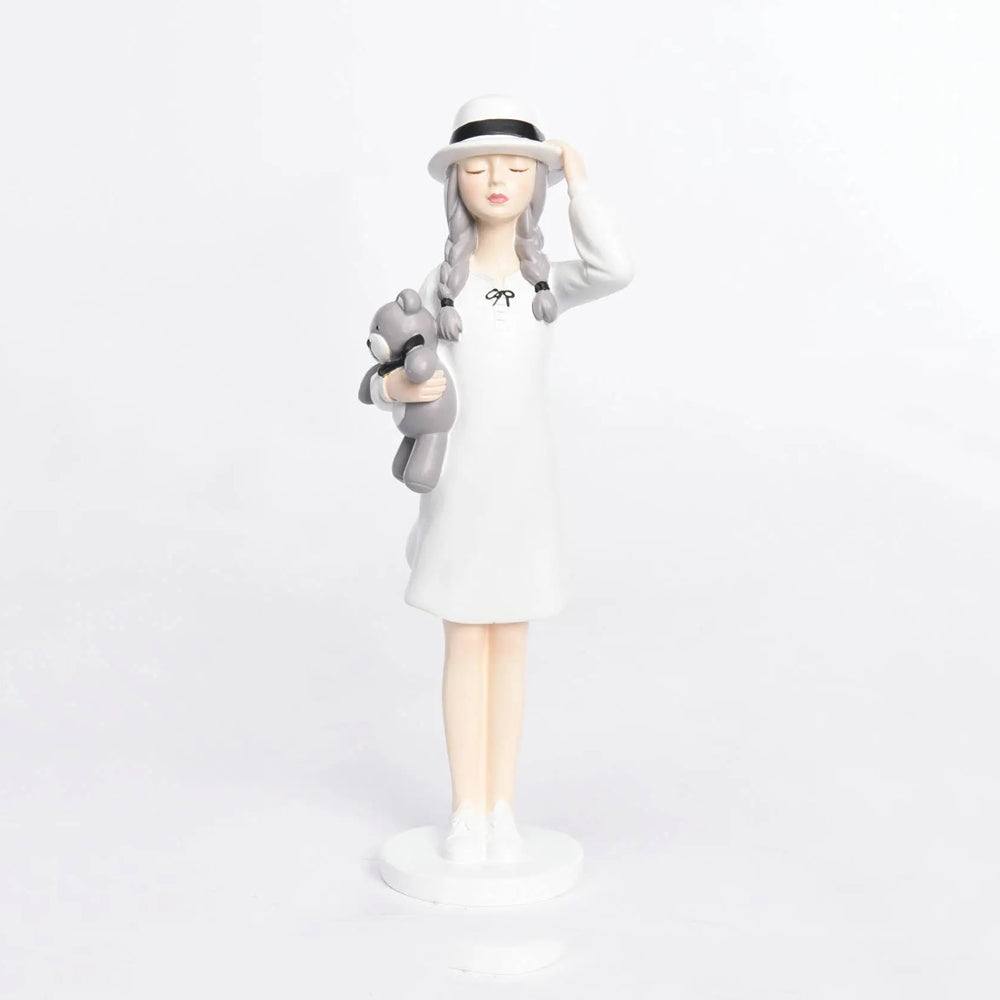 Enhabit Standing Girl Decorative Sculpture