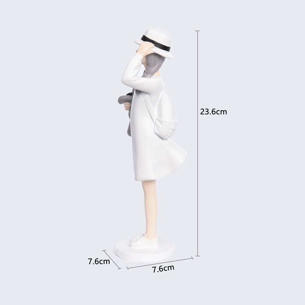 Enhabit Standing Girl Decorative Sculpture