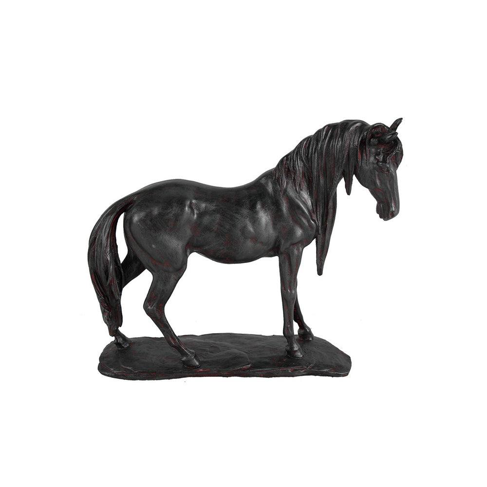 Enhabit Standing Horse Decorative Sculpture Large - Black