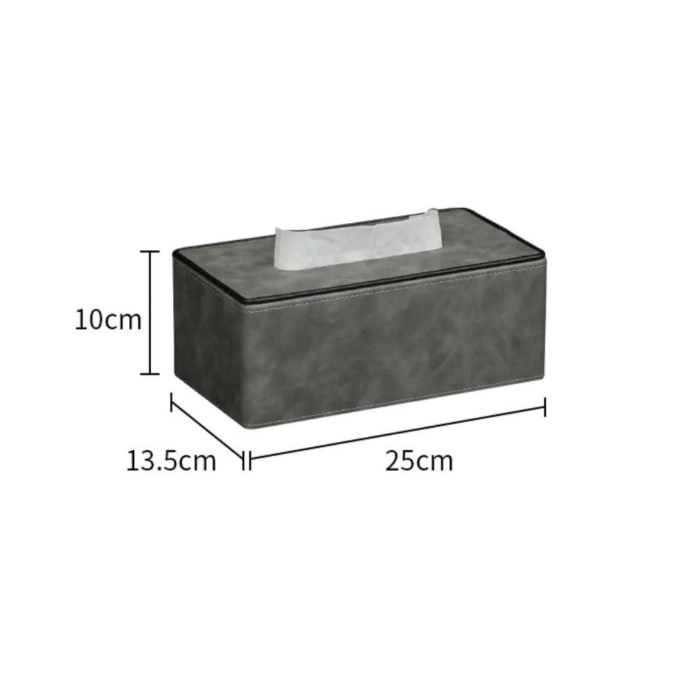 Enhabit Textured Tissue Box Holder - Grey