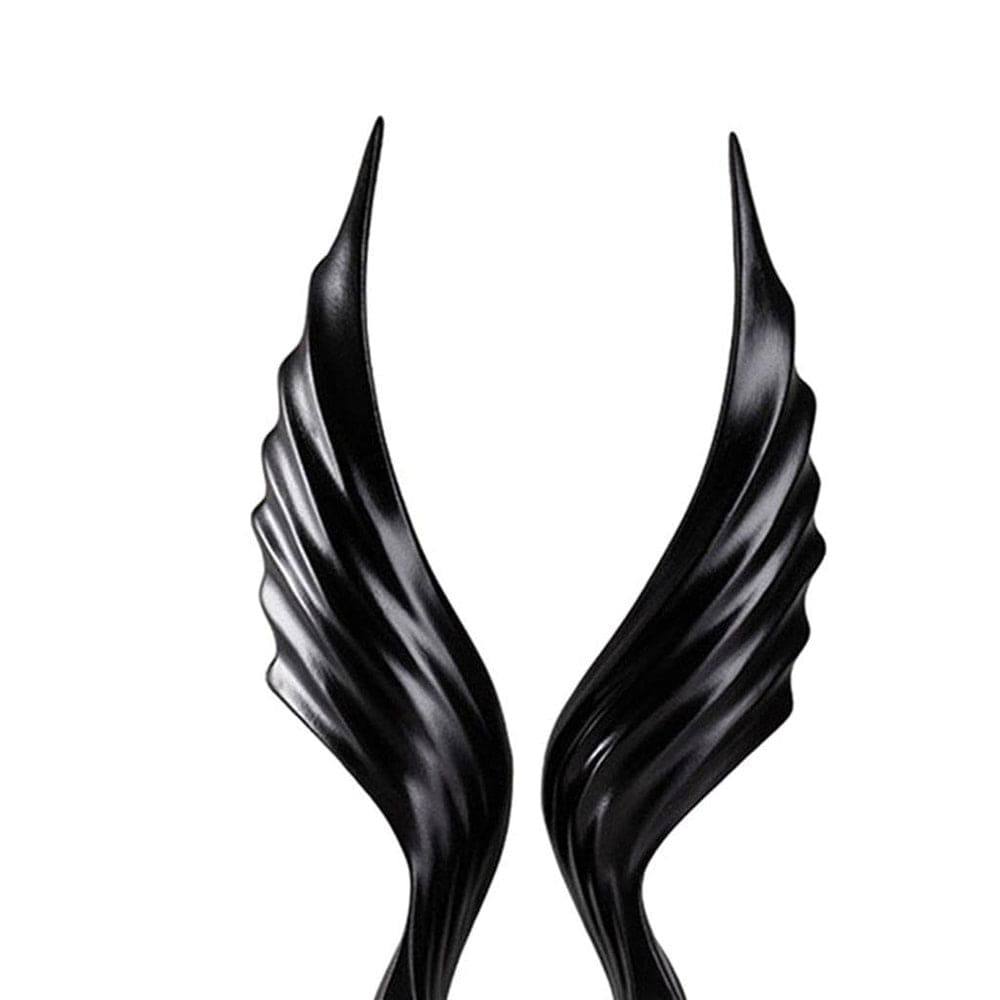 Enhabit Wings Decorative Sculpture - Black