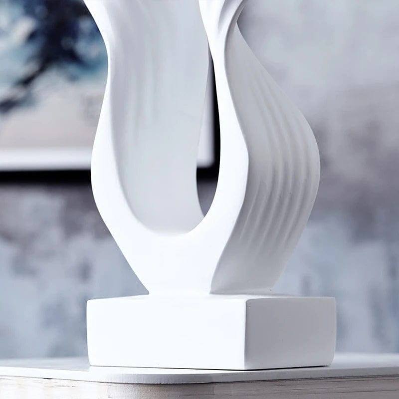 Enhabit Wings Decorative Sculpture - White