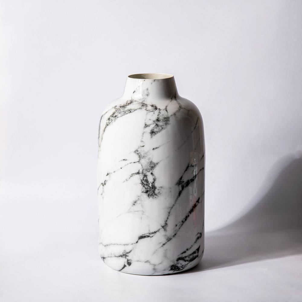 ESQ Living Alina Vase Large - White Marble